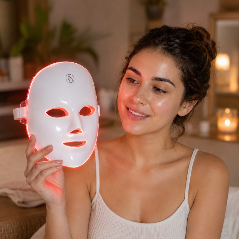 Glowing skin with mask